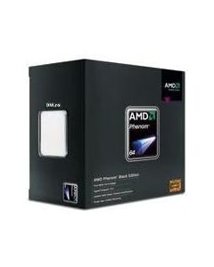AMD Phenom X4 9950 Black Edition. 125W Power, Socket AM2+, 4MB Cache, 2600 MHz.